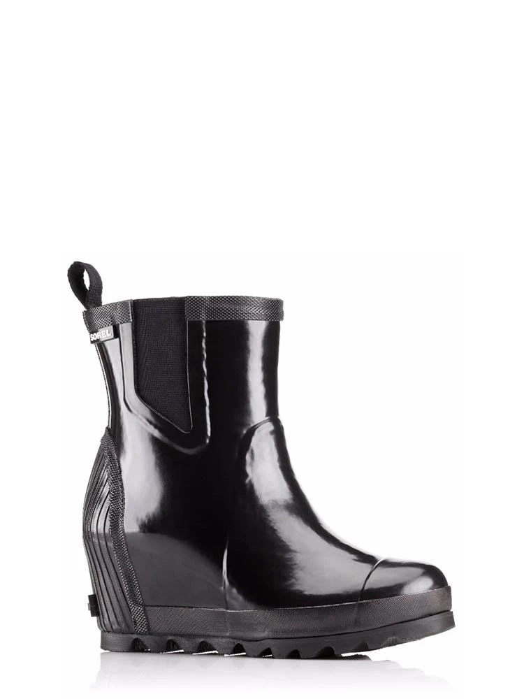 Sorel Women's Joan Rain Wedge Chelsea Gloss Boot