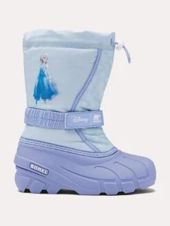 Sorel Little Girls' Disney X Sorel Flurry Frozen 2 Elsa Snow Boot