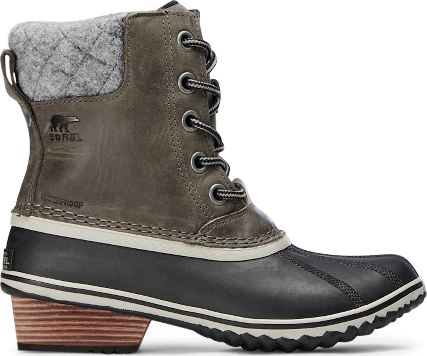Sorel Slimpack II Lace Felt Waterproof Boots - Women's|-|Bottes Imperméables à Lacets Slimpack II - Femme