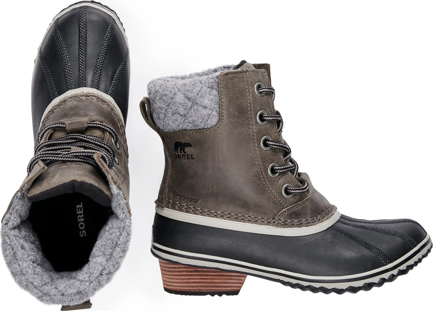 Sorel Slimpack II Lace Felt Waterproof Boots - Women's|-|Bottes Imperméables à Lacets Slimpack II - Femme - Image 13
