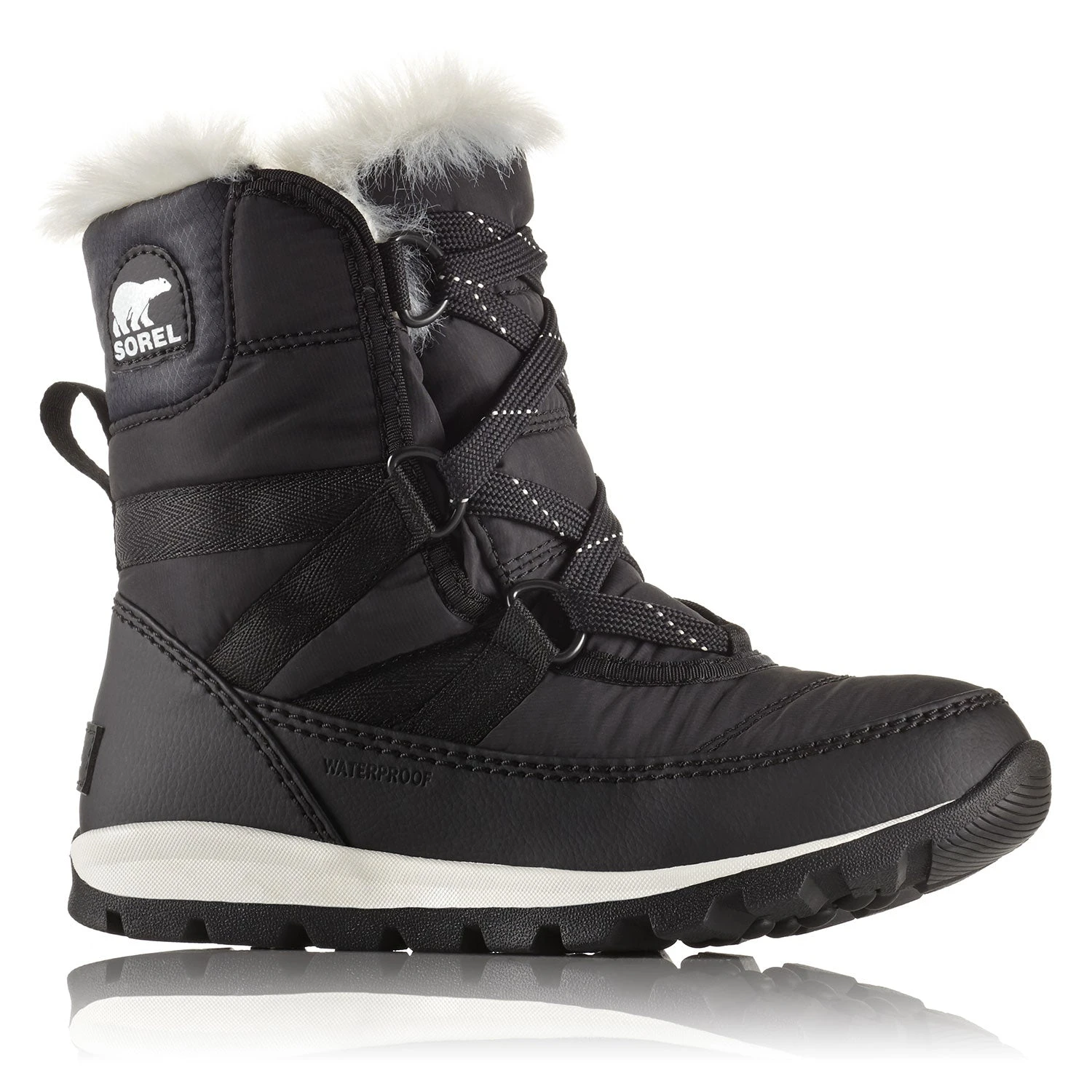 Sorel Big Kid's Whitney Short Lace Waterproof Boots -25F/-32C|-|Bottes Imperméables à Lacets Whitney Grand Enfant -25F/-32C - Image 4