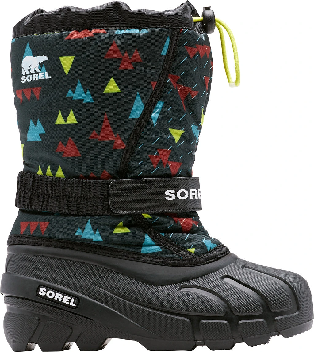 Sorel Flurry Print Boots - Big Kids|-|Bottes à Imprimé Flurry - Grand Enfant