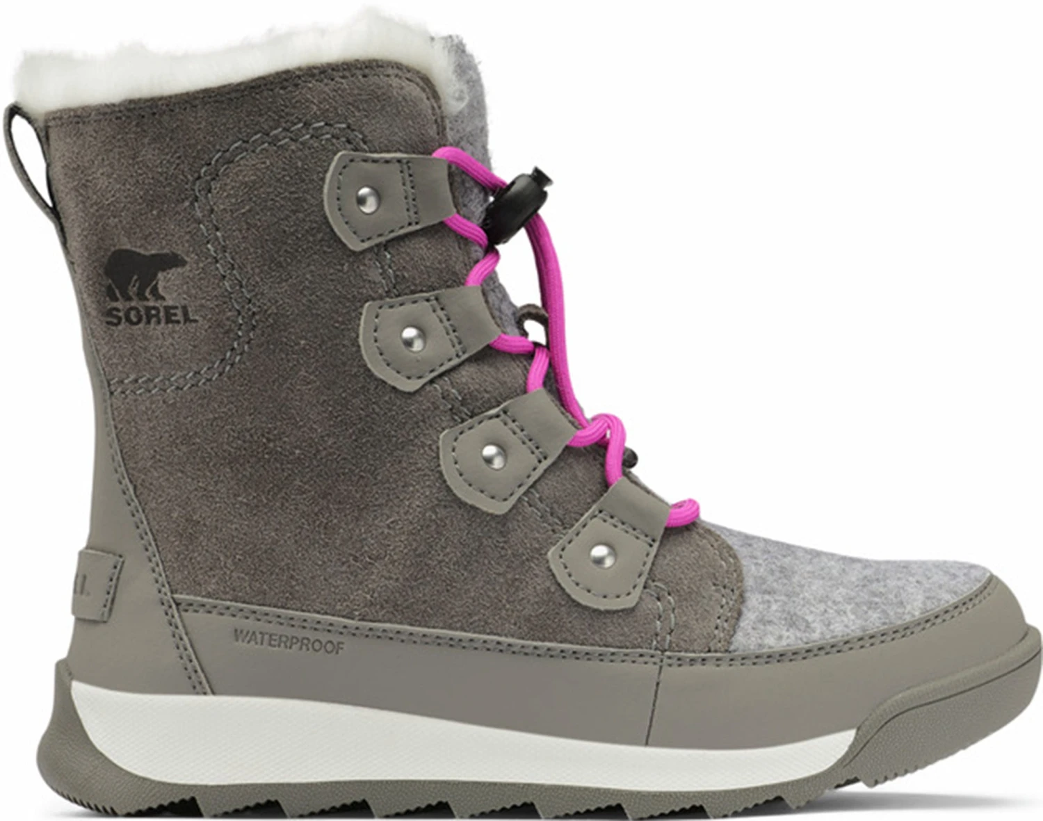 Sorel Whitney II Joan Lace Waterproof Boots - Big Kids|-|Bottes Imperméables à Lacets Whitney II Joan - Grand Enfant